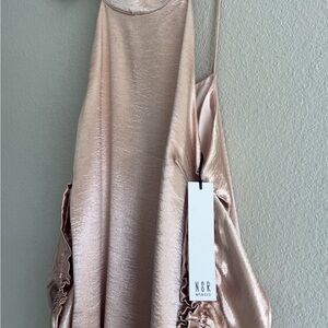 NSR Metallic Gold Dress